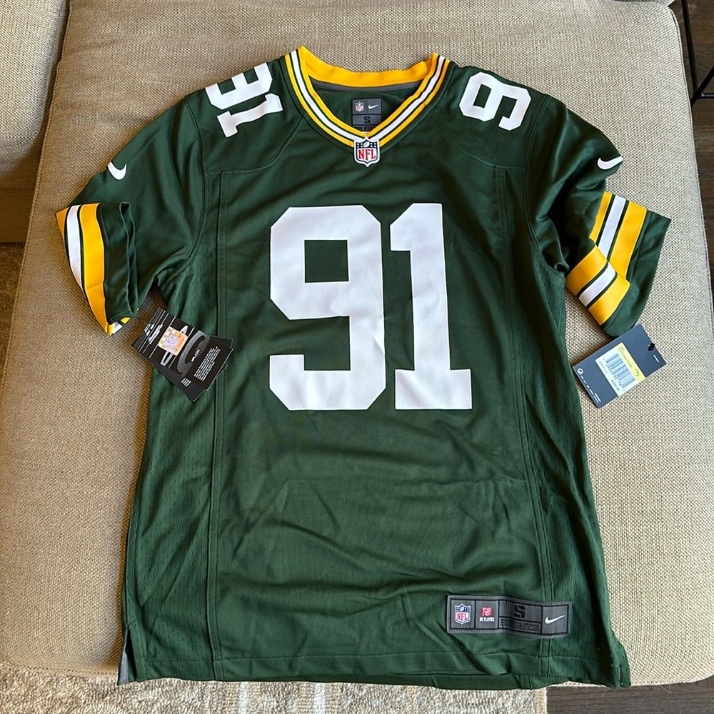 Green Bay Packers. Brand new with tags. Preston Smith. Mens small.